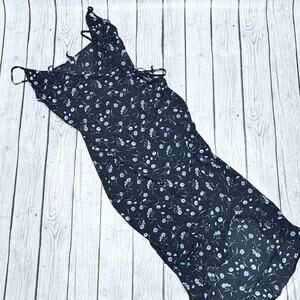 H&M Divided Wrap Around Floral Dress Size 4